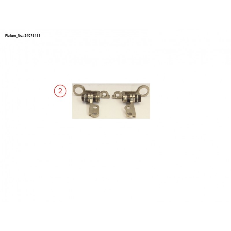 34078411 - HINGE SET LEFT/RIGHT (TOUCH)