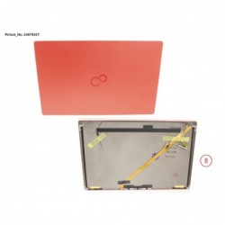34078427 - LCD BACK COVER RED W/ HELLO