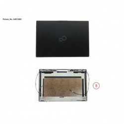 34073881 - LCD BACK COVER BLACK TOUCH