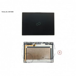 34073880 - LCD BACK COVER BLACK TOUCH W/CAM