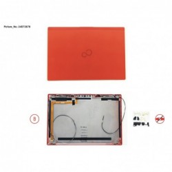 34073878 - LCD BACK COVER RED NON TOUCH W/CAM