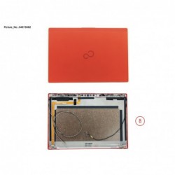 34073882 - LCD BACK COVER RED TOUCH W/CAM