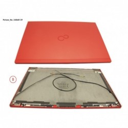 34068139 - LCD BACK COVER RED NON TOUCH WWAN