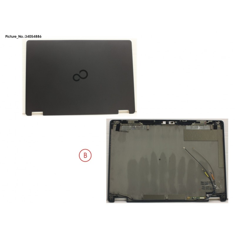 34054886 - LCD BACK COVER ASSY (FOR FHD, WWAN)