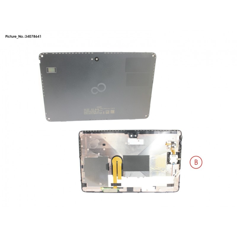 34078641 - LCD BACK COVER W/ FNG (SECBIO)