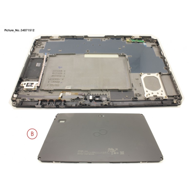 34071512 - LCD BACK COVER FOR FP MOD. US (FCC)