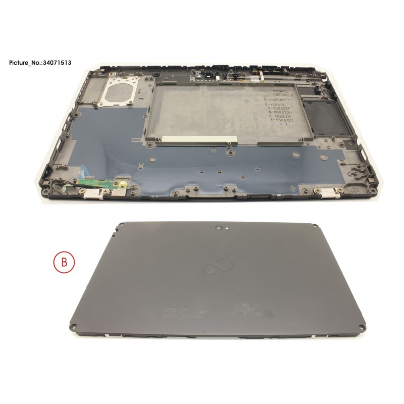 34071513 - LCD BACK COVER NO FP US (FCC)