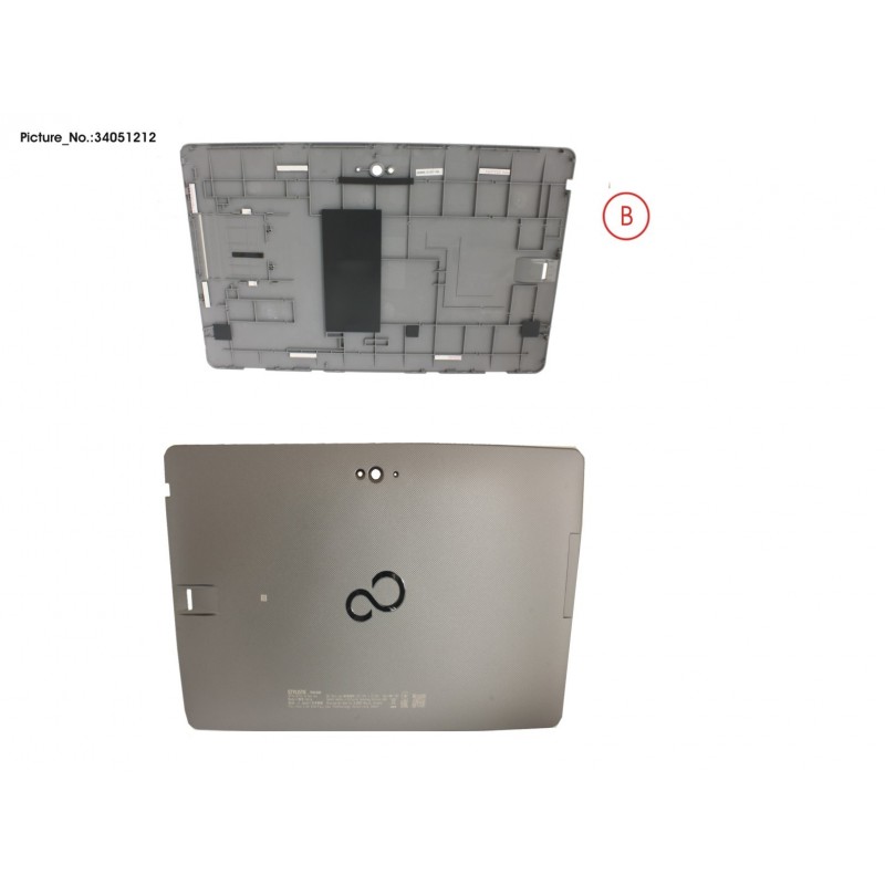 34051212 - LCD BACK COVER (SC MOD. W/ NFC)