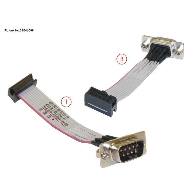38046088 - CABLE SERIAL 95/2ND SERIAL PORT(REAR WAL