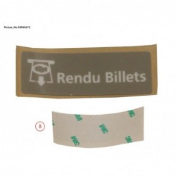 38045672 - LABEL,CASH RETURN,FRENCH,RECYC