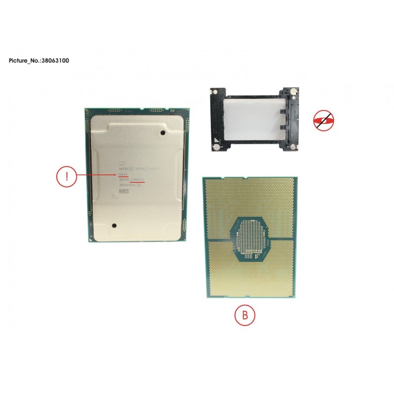 38063100 - CPU INTEL XEON GOLD 6242 2800 150W