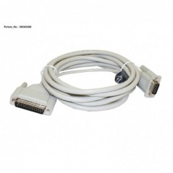 34037293 - PRINTER CABLE RS232 & POWER 3M WHITE