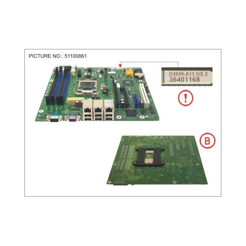 38018805 - SYSTEMBOARD TX140 S1 / TX120 S3