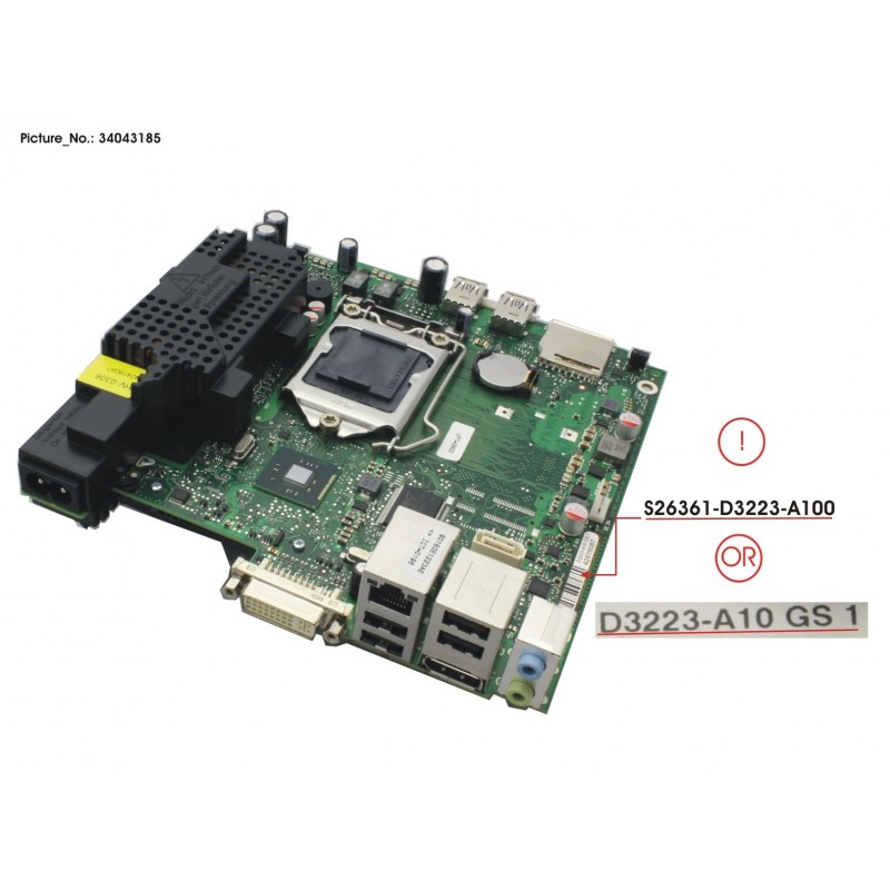 34043185 - MAINBOARD Q520 W.PSU LYNXPOINT SFF H81