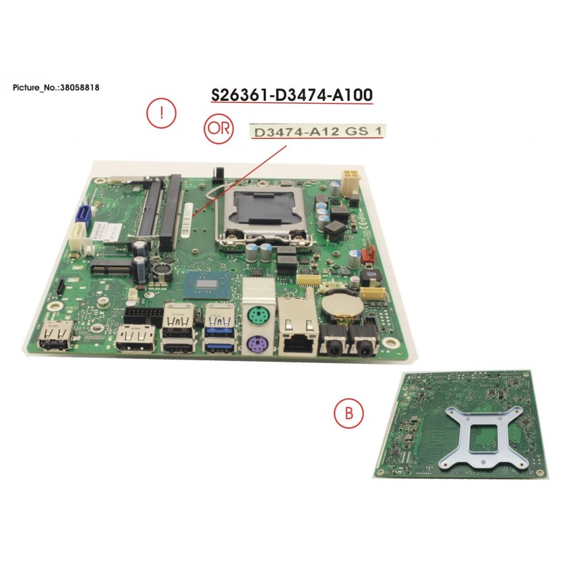 38058818 - MB SKYLAKE THIN H110-ITX