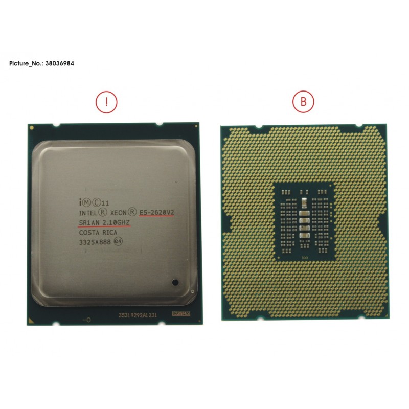 38036984 - CPU XEON E5-2620V2 2,1GHZ 80W