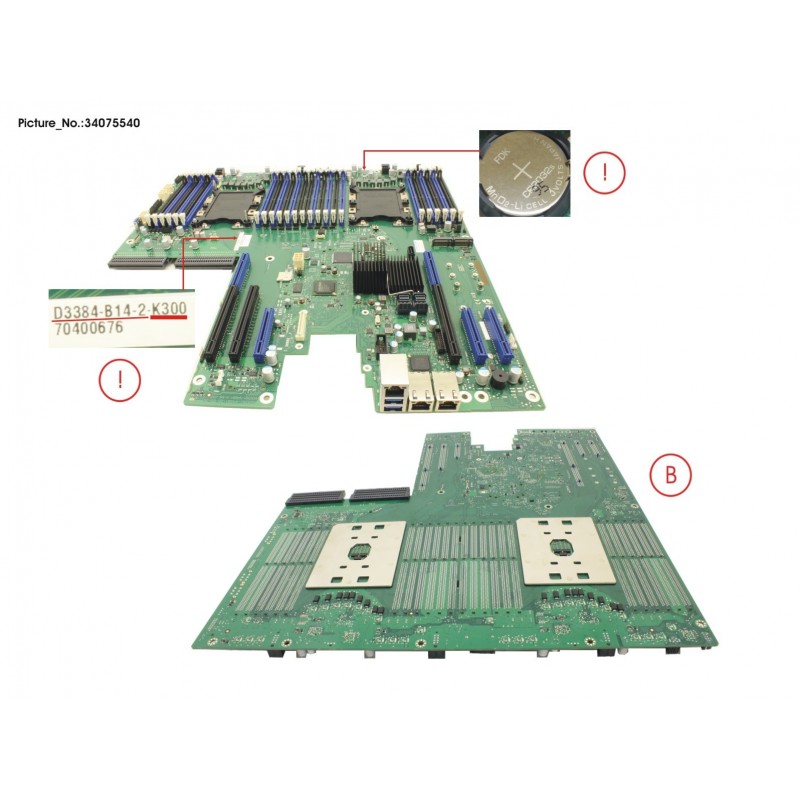 34075540 - SYSTEMBOARD RX2540 M5
