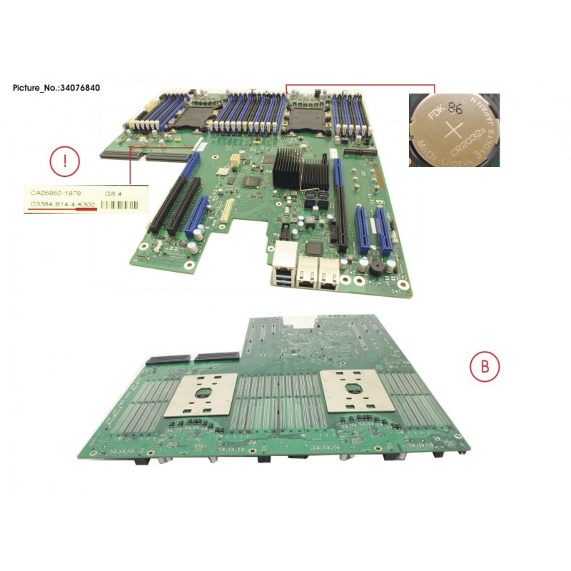 34076840 - SYSTEMBOARD RX2540 M5