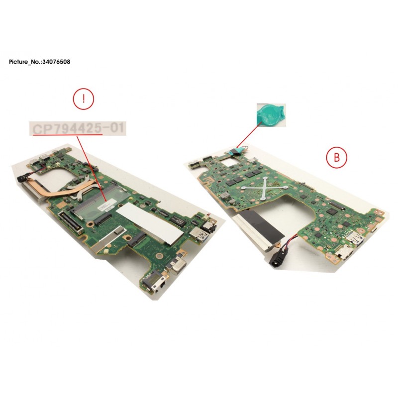 34076508 - MAINBOARD ASSY I5 10310U