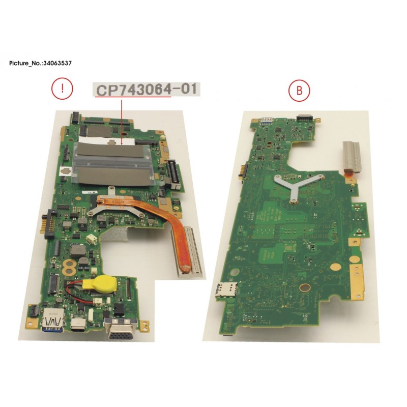 34063537 - MAINBOARD ASSY I5 6200U