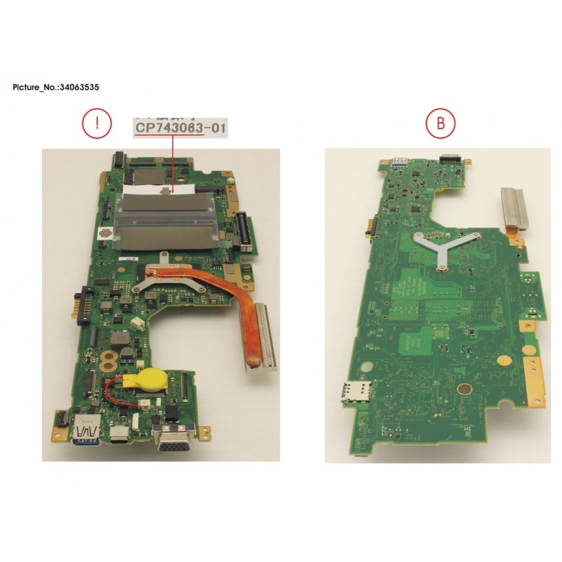 34063535 - MAINBOARD ASSY I5 6300U