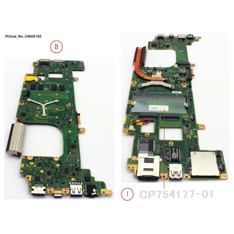 34068102 - MAINBOARD ASSY I7-8650U