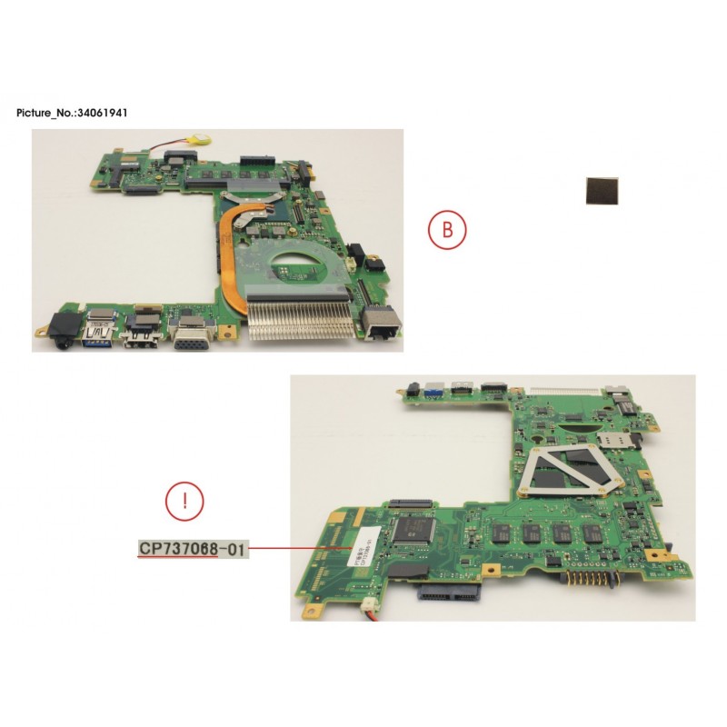 34061941 - MAINBOARD ASSY I7 7600U