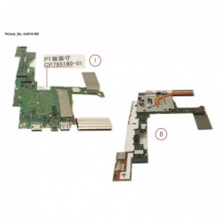 34076780 - MAINBOARD ASSY I7-10610U/16GB/SIM SLOT