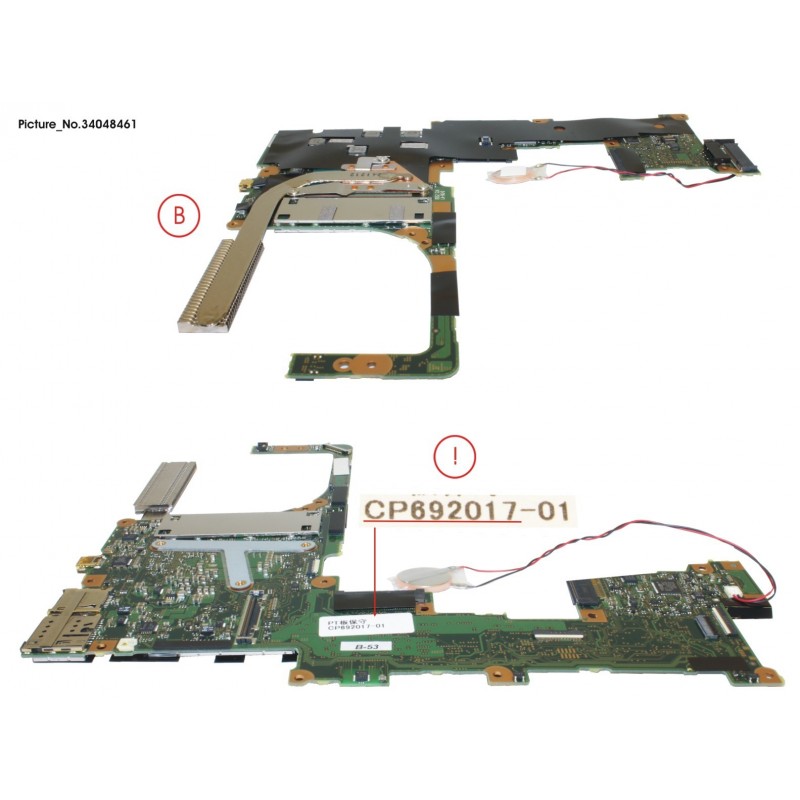 34048461 - MAINBOARD I5-5300U/8GB (VPRO)