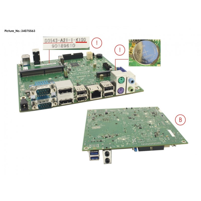 34075563 - MAINBOARD D3543A2