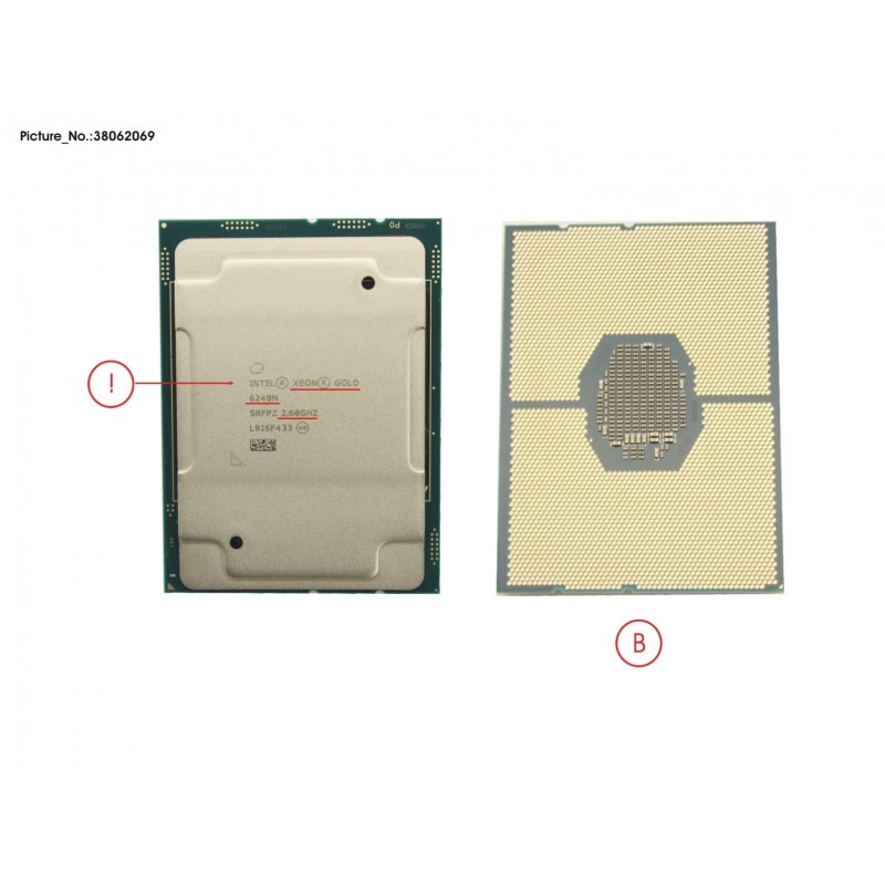 38062069 - CPU INTEL XEON GOLD 6240M - 2600 150W