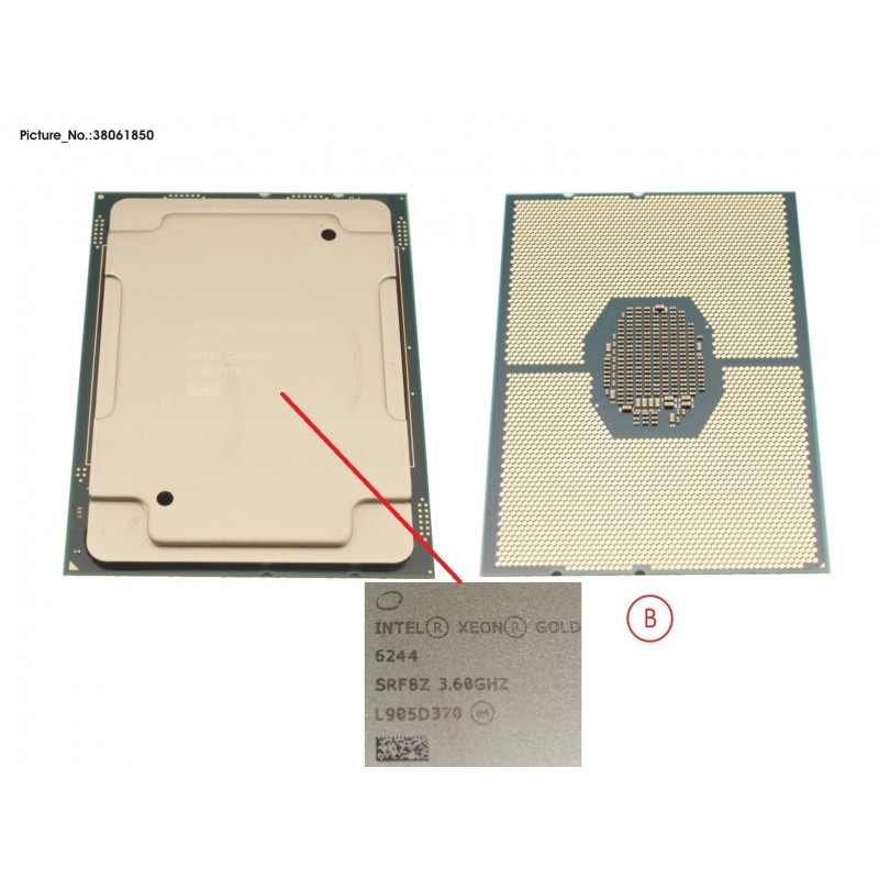 38061850 - CPU INTEL XEON GOLD 6244 3600 150W