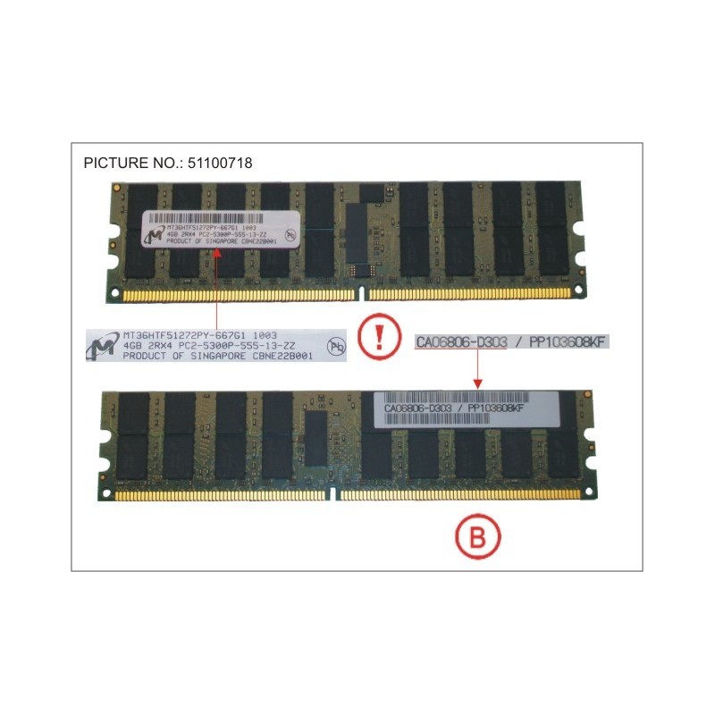 34028883 - MSU RAM-MODULE (DIMM 4GB)