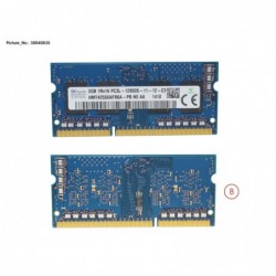 38040835 - MEMORY 2GB DDR3-1600 SO