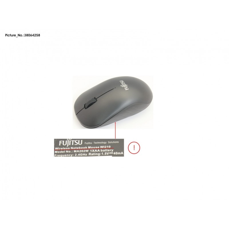 38064258 - WIRELESS NOTEBOOK MOUSE WI210