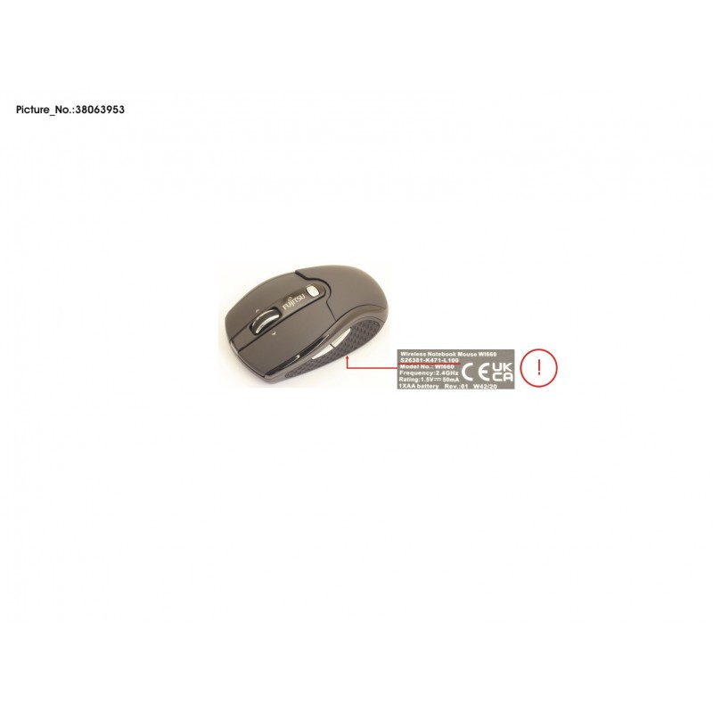 38063953 - WIRELESS NOTEBOOK MOUSE WI660