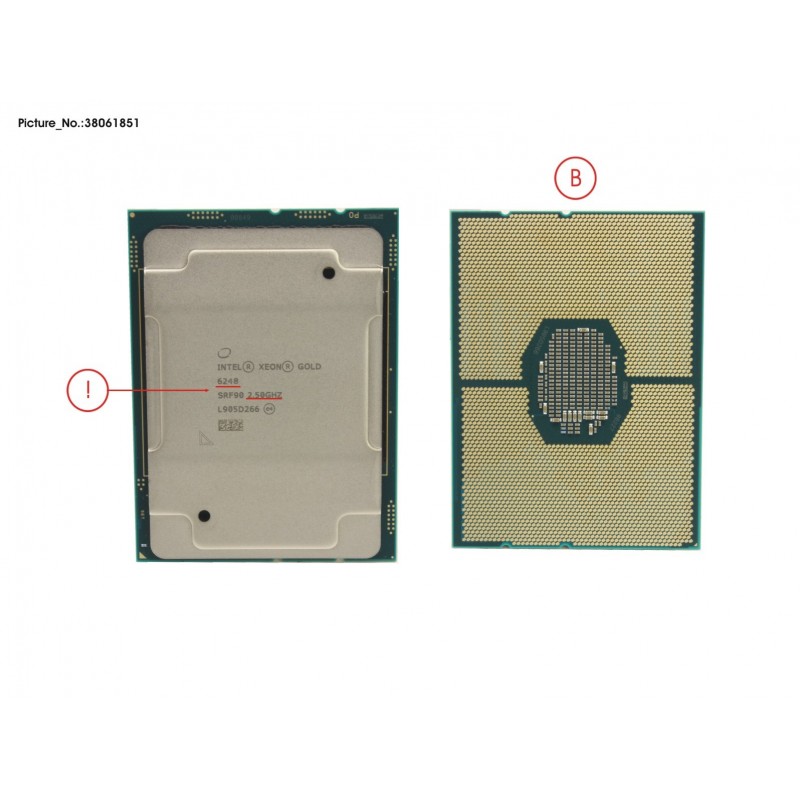 38061851 - CPU INTEL XEON GOLD 6248 2500 150W