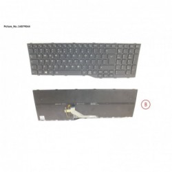 34079044 - KEYBOARD BLACK W/ BL US