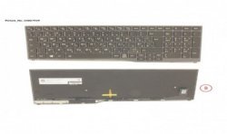 34067939 - KEYBOARD 10KEY BLACK W/ BL ARABIC/UK