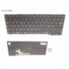 34079005 - KEYBOARD BLACK W/ BL ITALY