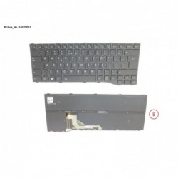 34079010 - KEYBOARD BLACK W/ BL US