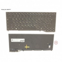 34067971 - KEYBOARD BLACK W/ BL ARABIC/UK