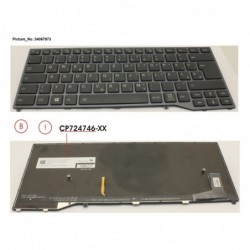 34067973 - KEYBOARD BLACK W/ BL EAST EUROPE