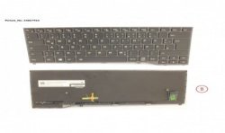 34067964 - KEYBOARD BLACK W/ BL GERMAN