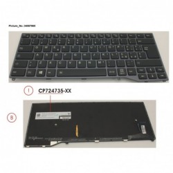 34067965 - KEYBOARD BLACK W/ BL ITALY