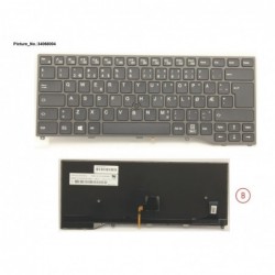 34068004 - KEYBOARD BLACK W/ TS NORWAY