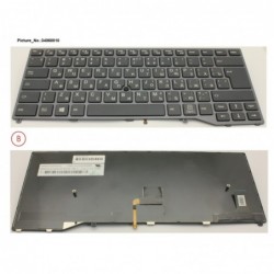 34068010 - KEYBOARD BLACK W/ TS RUSSIA/US