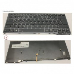 34068012 - KEYBOARD BLACK W/ TS TURKEY