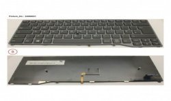 34068021 - KEYBOARD BLACK W/ TS UK
