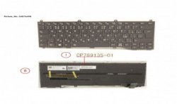34076498 - KEYBOARD BLACK W/ BL CZECH/SLOVAKIA